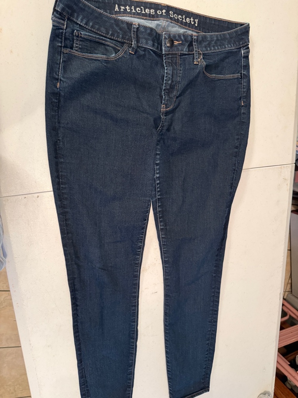 Articles Of Society Dark Blue Skinny Jeans